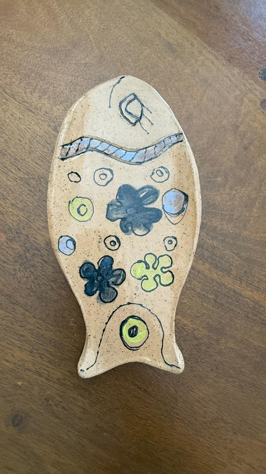 Spoonrest - Fish (Flowers)