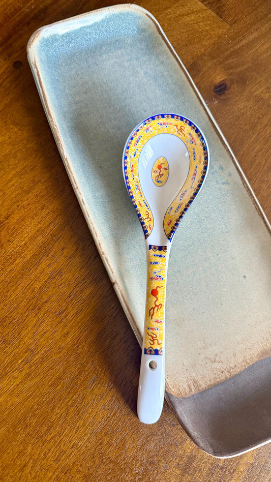 Blue - Green serving platter